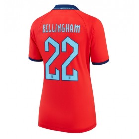 England Jude Bellingham #22 Borta Kläder Dam VM 2022 Kortärmad